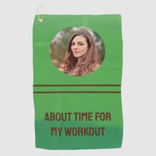 Serviettes de golf personnalisées : Votre secret d (Devant)