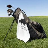 Serviettes de golf pour hippopotames (Vert)