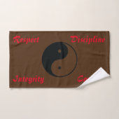 Serviettes de gymnase de croyance de guerrier (Serviette à main)