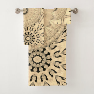 Serviettes de kaléidoscope de Mandala