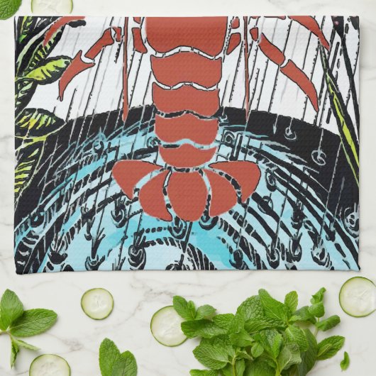 Serviettes de langouste de marais (Plié)