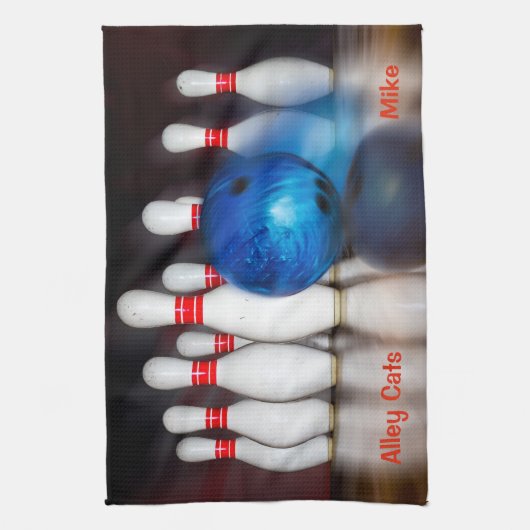 Serviettes de l'équipe de Bowling (Vertical)