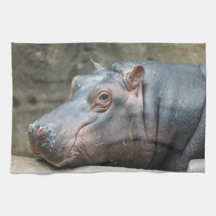 Serviettes de main d'hippopotame