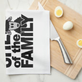 Serviettes de main faites sur commande de moutons (Quart Plié)