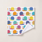 Serviettes de motif de partie d'escargot (Gant de toilette)