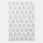 Serviettes de Pâques de lapin de garenne (Vertical)