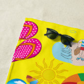 Serviettes de plage (En situation)