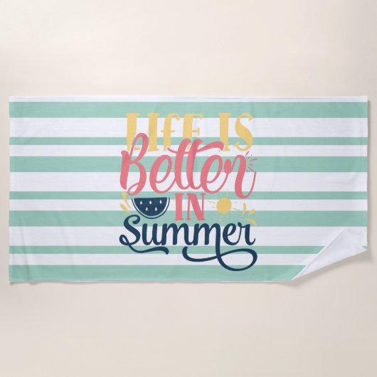 Serviettes de plage (Devant)