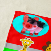 Serviettes de plage (En situation)