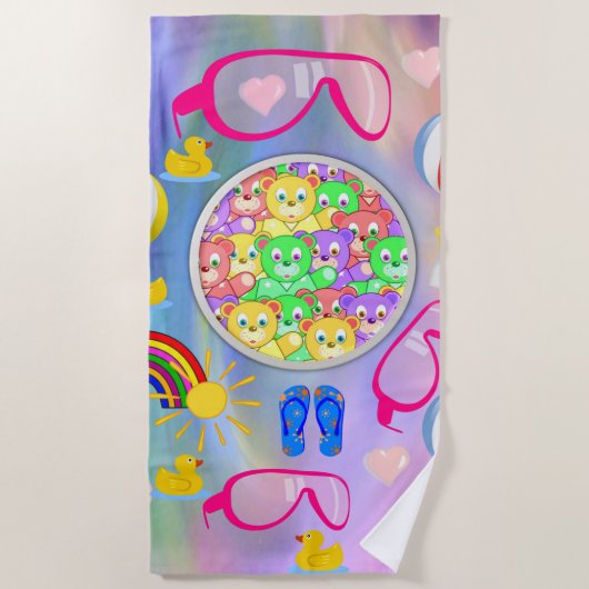 Serviettes de plage (Devant)