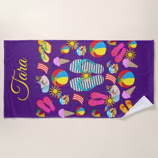 Serviettes de plage (Devant)