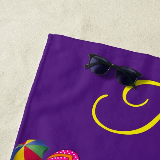 Serviettes de plage (En situation)