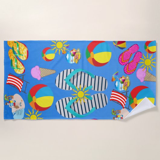 Serviettes de plage (Devant)