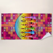 Serviettes de plage Africaine (Devant)