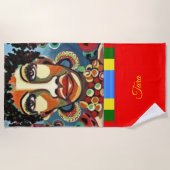 Serviettes de plage Africaine (Devant)