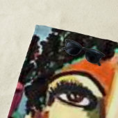 Serviettes de plage Africaine (En situation)