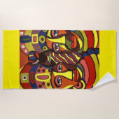 Serviettes de plage Africaine (Devant)