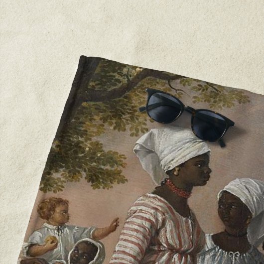 Serviettes de plage Africaine (En situation)