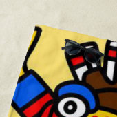 Serviettes de plage Aztec (En situation)