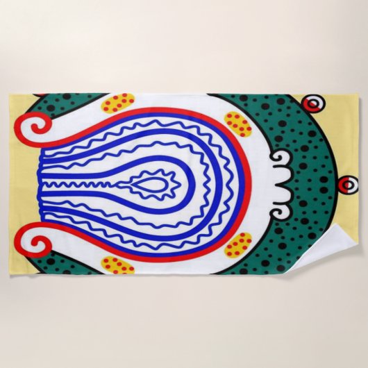 Serviettes de plage Aztec (Devant)