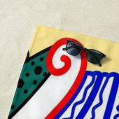 Serviettes de plage Aztec (En situation)