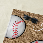 Serviettes de plage Baseball (En situation)