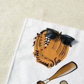 Serviettes de plage Baseball Sports (En situation)