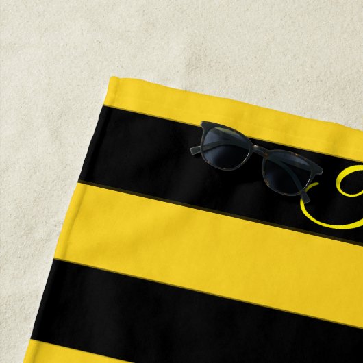 Serviettes de plage Bumblebee (En situation)