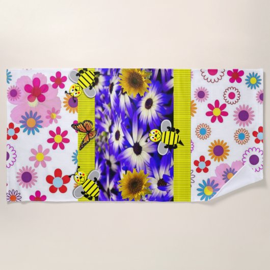 Serviettes de plage Bumblebee (Devant)