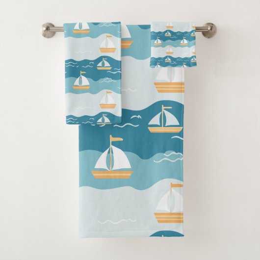 Serviettes de plage calmes (En situation)