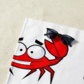 Serviettes de plage Crabes (En situation)