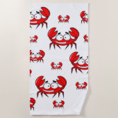 Serviettes de plage Crabes (Devant)