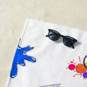 Serviettes de plage Crayons (En situation)