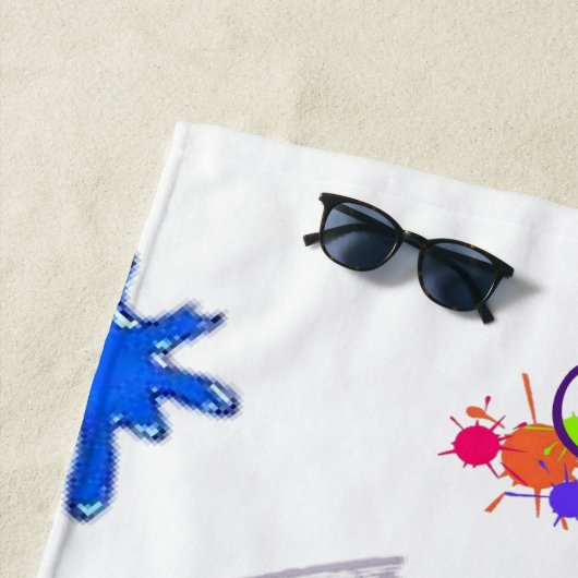 Serviettes de plage Crayons (En situation)