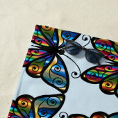SERVIETTES DE PLAGE DE BUTTERFLY (En situation)