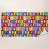 SERVIETTES DE PLAGE DE DONALD TRUMP POP ART (Devant)