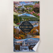 Serviettes de plage des Quatre Saisons de Fryeburg (Devant)