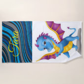 Serviettes de plage Dinosaur (Devant)