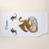 Serviettes de plage Dinosaur (Devant)