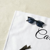 Serviettes de plage Dinosaur (En situation)