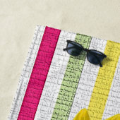 Serviettes de plage Fleurs de soleil (En situation)