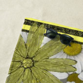 Serviettes de plage Fleurs de soleil (En situation)