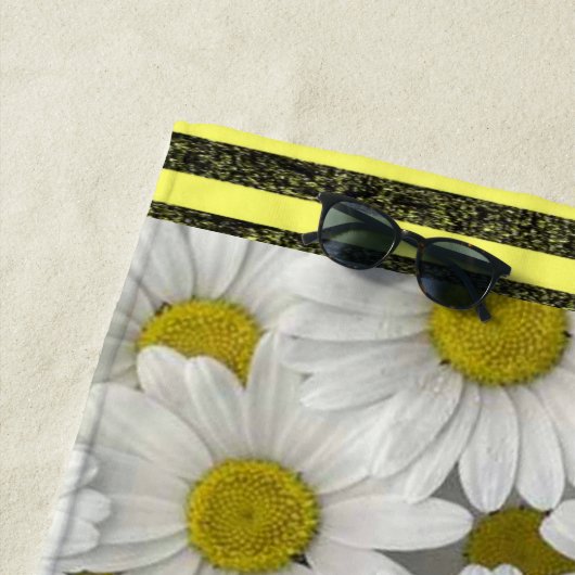 Serviettes de plage Fleurs de soleil (En situation)