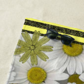 Serviettes de plage Fleurs de soleil (En situation)