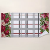 Serviettes de plage Floral (Devant)