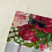 Serviettes de plage Floral (En situation)