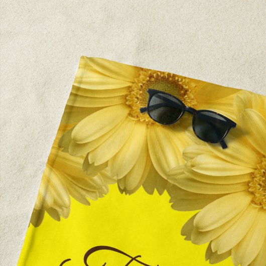 Serviettes de plage Giraffe (En situation)