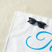 Serviettes de plage Lamb (En situation)