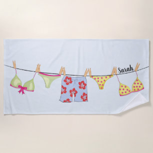 Serviettes de plage maillots de bain