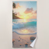Serviettes de plage Ocean Dream Serenity (Devant)